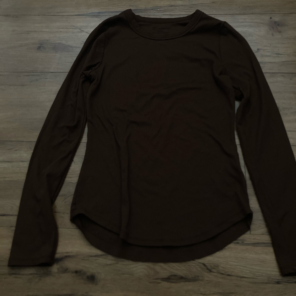 no boundaries brown long sleeve